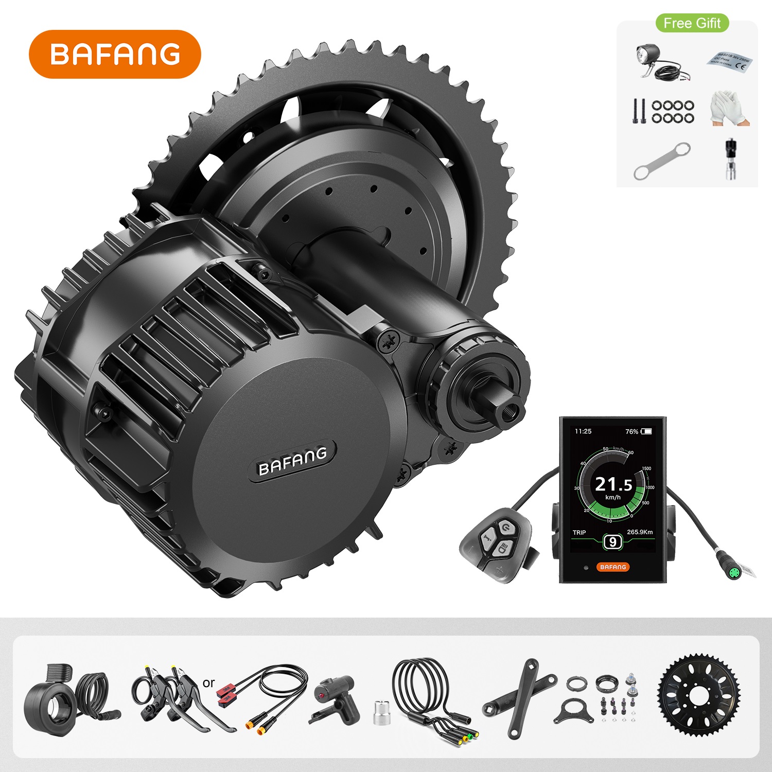 Bafang Bbshd 1000W Conversion Kit - Bafang G320 48 В 52 В