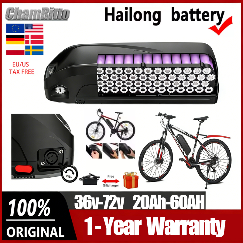 Аккумулятор Hailong для электр – обзор и цена Ebike Battery 48V 20Ah Hailong