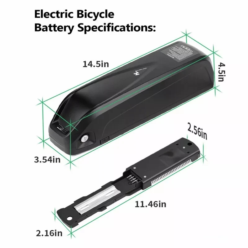 4-контактный аккумулятор Hailo – обзор и цена Ebike Battery 48V 20Ah Hailong