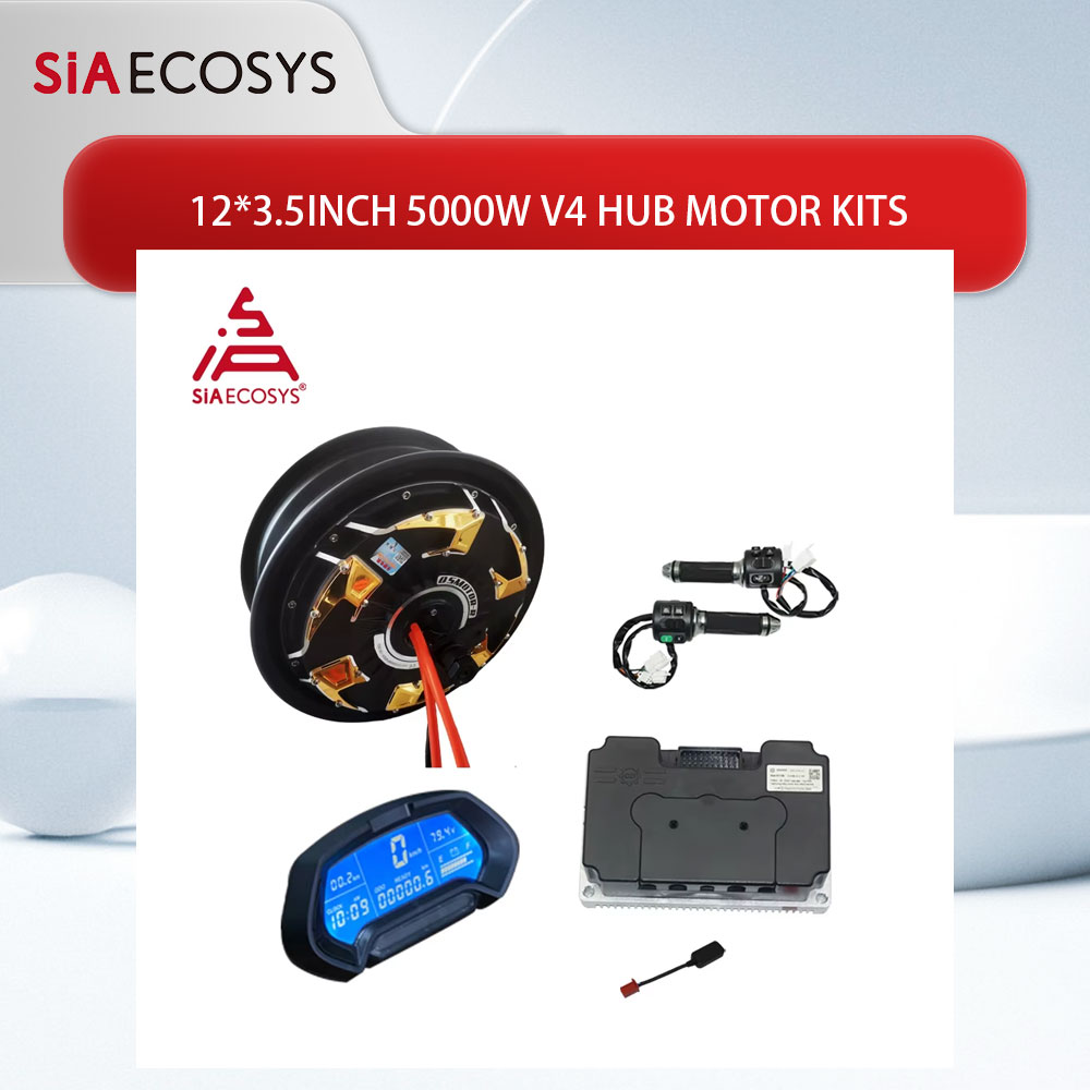Двигатель QS 12*3,5 дюйма 5000 – обзор и цена 72V 5000W Hub Motor Kit